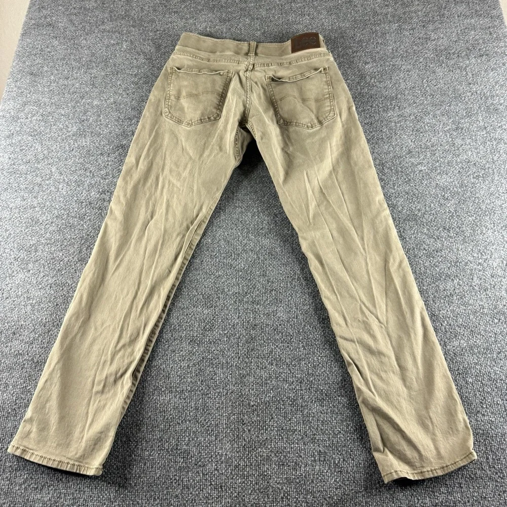 Lee Extreme Motion Pants Men 30x32 Beige Straight Stretch Casual 102015036